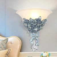 Applique murale LED en résine - Rose romantique et moderne | Marco Lucetti