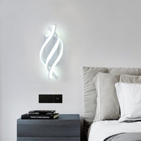 Applique murale LED en spirale d'aluminium - Style Psalm | Marco Lucetti