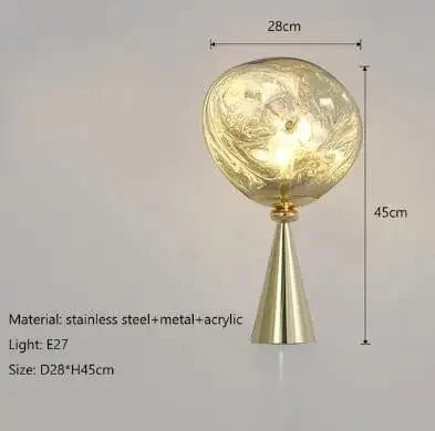 Applique Murale LED en Verre au Design Moderne - Décorations Élégantes | Marco Lucetti Or / Blanc froid (5 500-7 000 K).