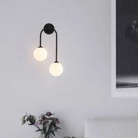 Applique murale LED en verre dépoli | Marco Lucetti