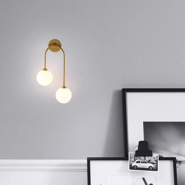 Applique murale LED en verre dépoli | Marco Lucetti