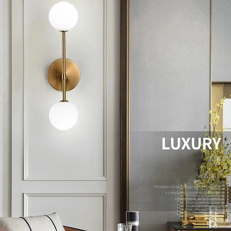 Applique murale LED en verre givré pour intérieur | Marco Lucetti