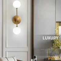 Applique murale LED en verre givré pour intérieur | Marco Lucetti