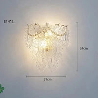 Applique murale LED en verre Natural Luxe. | Marco Lucetti