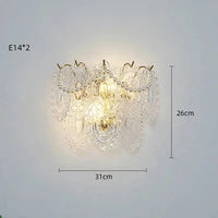 Applique murale LED en verre Natural Luxe. | Marco Lucetti