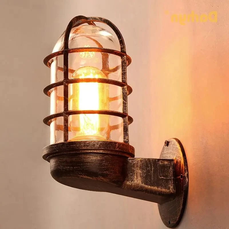 Applique murale LED en verre vintage - Étanche pour usage intérieur et extérieur | Marco Lucetti