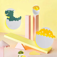 Applique murale LED enfant dinosaure en forme d'œuf - Design animé pour chambre d'enfant | Marco Lucetti