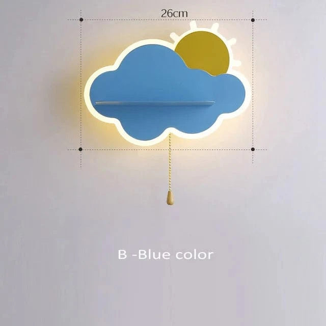 Applique murale LED enfants "Candy Colors" | Marco Lucetti B-Bleu / Blanc chaud