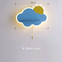 Applique murale LED enfants "Candy Colors" | Marco Lucetti B-Bleu / Blanc chaud