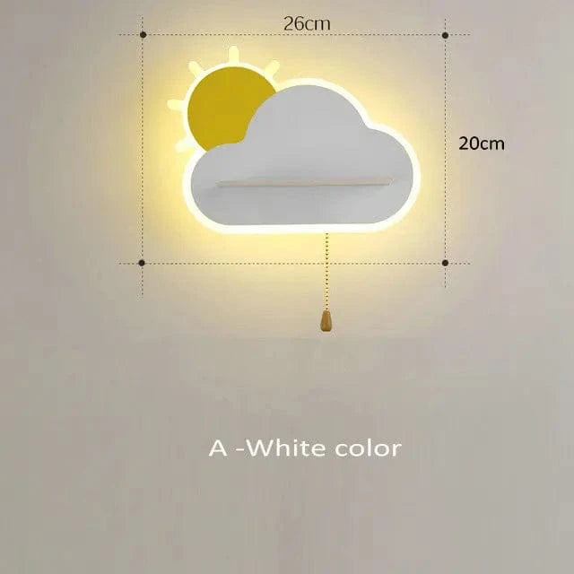 Applique murale LED enfants "Candy Colors" | Marco Lucetti Un blanc / Blanc chaud