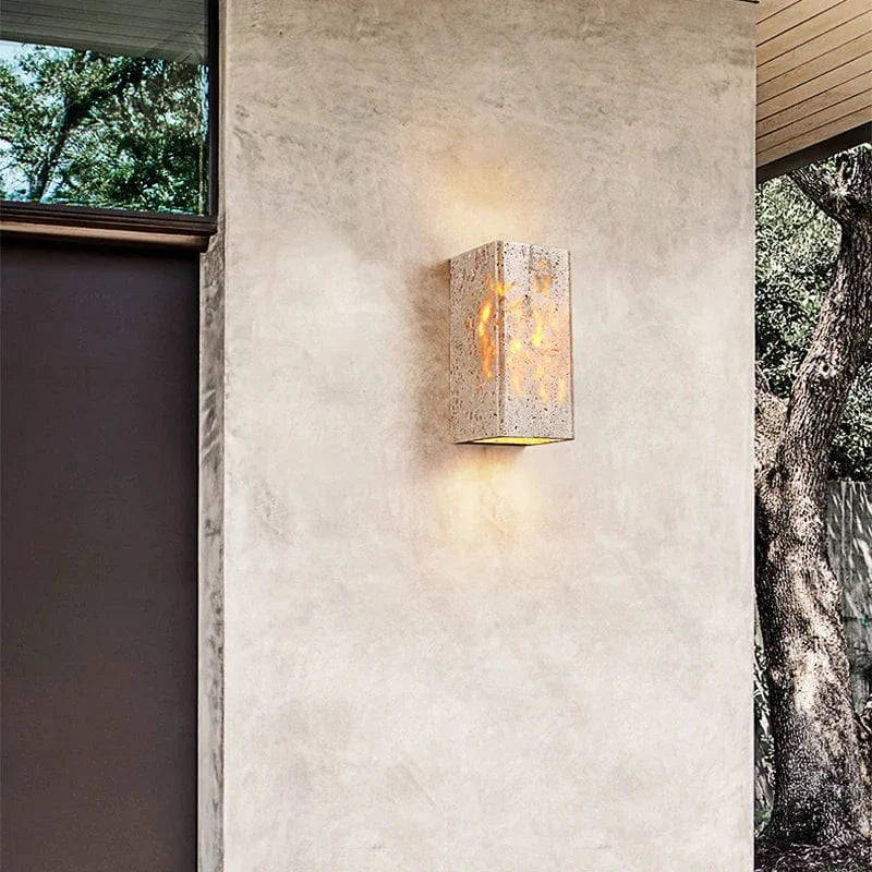 Applique murale LED étanche au style japonais pour extérieur de villa | Marco Lucetti