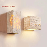 Applique murale LED étanche au style japonais pour extérieur de villa | Marco Lucetti