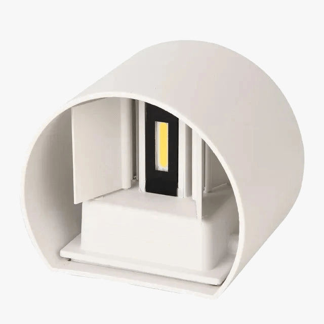 Applique murale LED étanche en aluminium avec intensité variable pour jardin et porche | Marco Lucetti