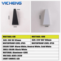 Applique Murale LED Étanche Extérieure en Aluminium IP65 | Marco Lucetti