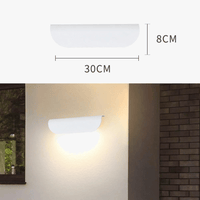 Applique Murale LED Etanche IP65 pour Intérieur et Extérieur - Lampe de Jardin, Chambre, Escalier, Balcon & Couloir | Marco Lucetti