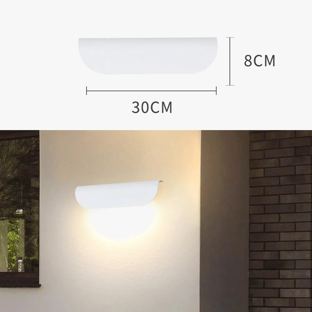 Applique Murale LED Etanche IP65 pour Intérieur et Extérieur - Lampe de Jardin, Chambre, Escalier, Balcon & Couloir | Marco Lucetti