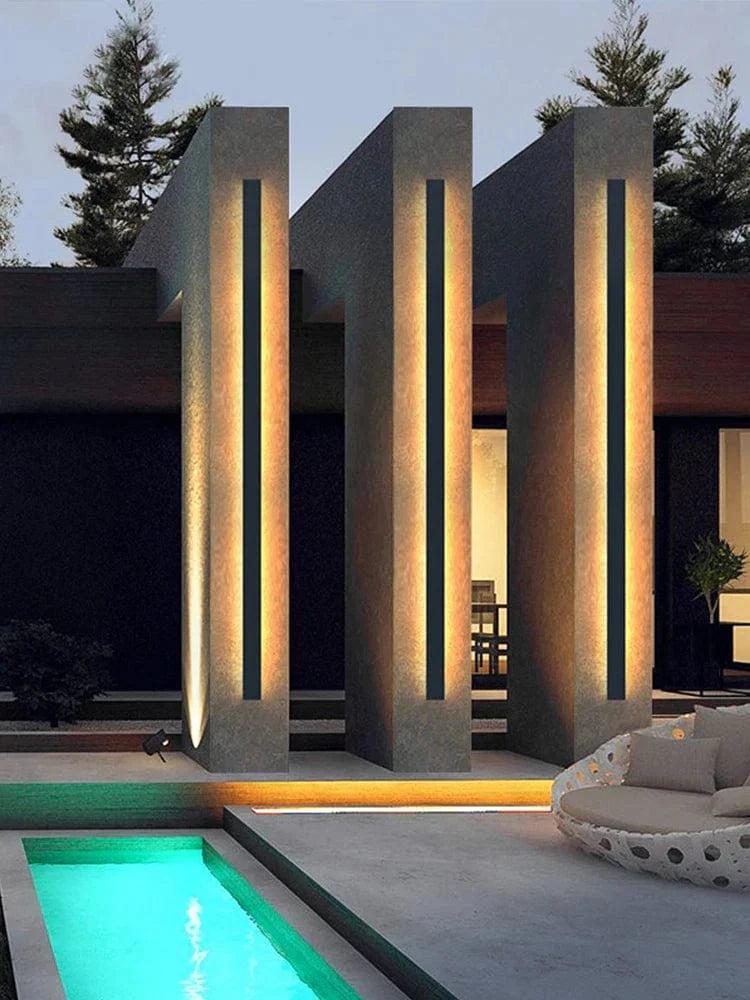 Applique murale LED étanche longue IP65 | Marco Lucetti