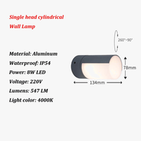 Applique Murale LED Étanche Moderne pour Extérieur - Décoratif Paysage Jardin Allée | Marco Lucetti