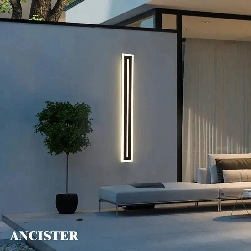 Applique murale LED étanche pour extérieur - Design Moderne | Marco Lucetti 30cm 9w / Blanc chaud