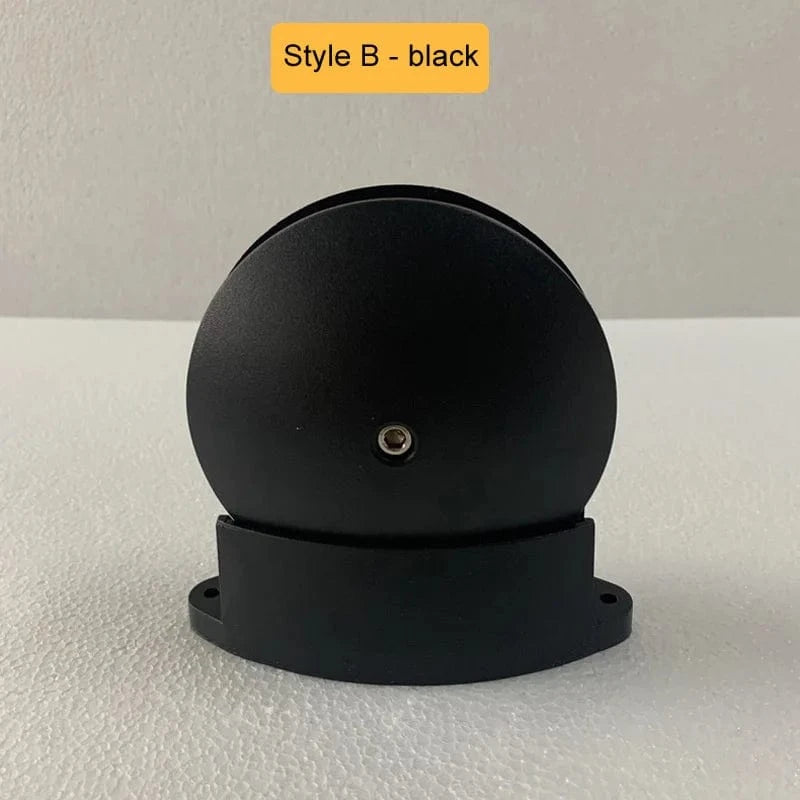 Applique murale LED étanche pour illuminer votre cour d'hôtel ou porche | Marco Lucetti Style B noir / CHINE / Blanc chaud | 8w