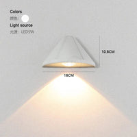 Applique murale LED étanche pour intérieur et extérieur, lumière IP65 | Marco Lucetti Lumière chaude 3000K / Blanc