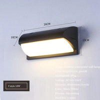 Applique murale LED étanche pour jardin en aluminium | Marco Lucetti F / C.A. 110 V