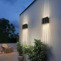 Applique murale LED étanche pour jardin et balcon en aluminium - Luminosité et résistance garantis | Marco Lucetti