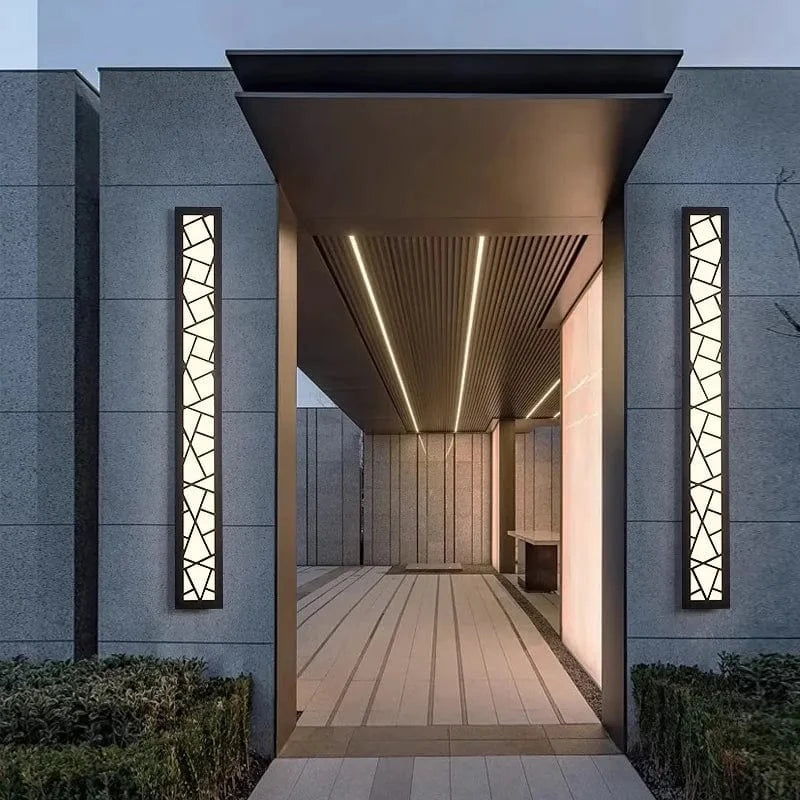 Applique murale LED étanche pour jardin et porche - aluminium - Luminaire d'extérieur  | Marco Lucetti