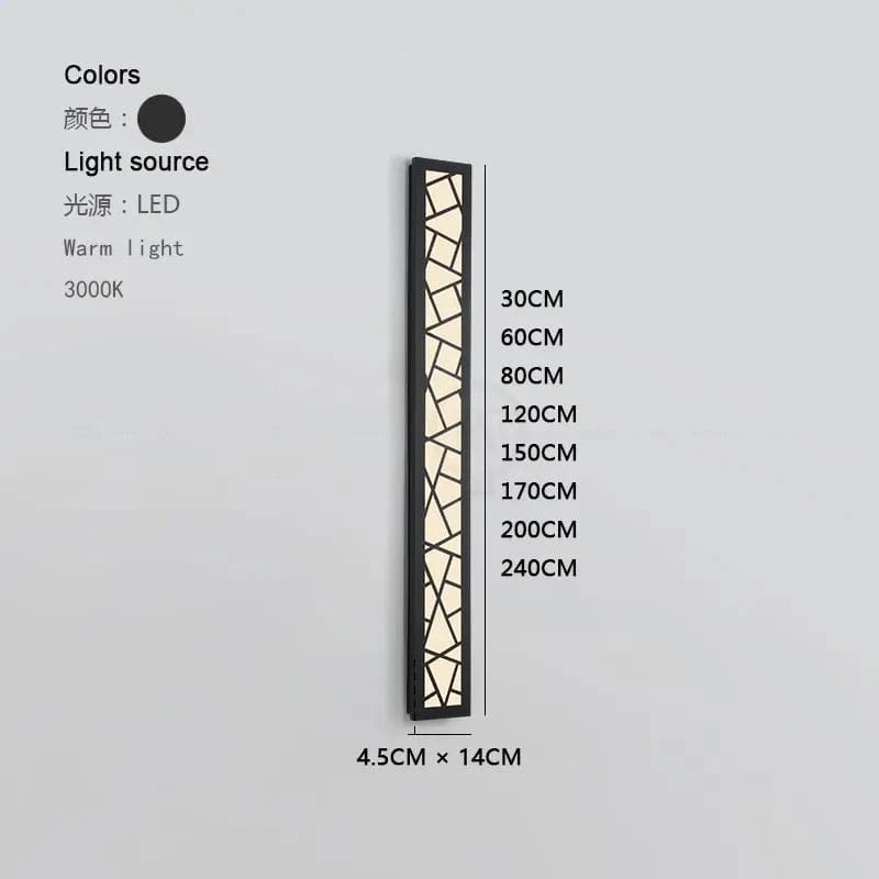 Applique murale LED étanche pour jardin et porche - aluminium - Luminaire d'extérieur  | Marco Lucetti L30xL14 10W / Lumière chaude 3000K / Chine