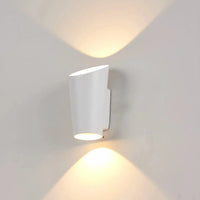 Applique Murale LED Étanche pour Jardin Moderne Nordique | Marco Lucetti Modèle 1 Blanc / Blanc chaud (2700-3500K)