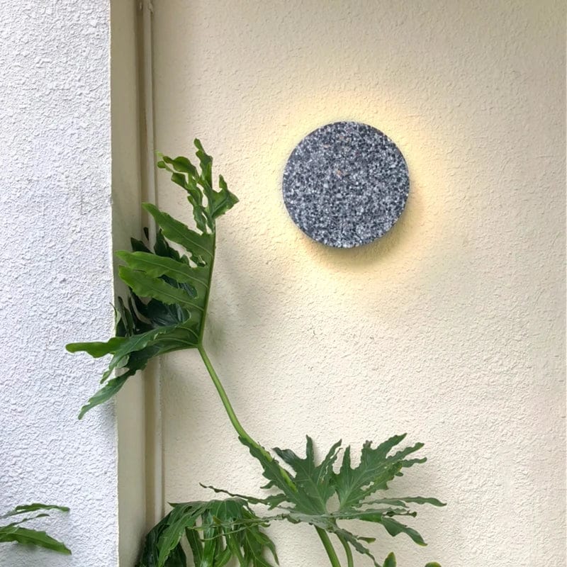 Applique murale LED étanche Terrazzo & Acrylique - Éclairage pour jardin et terrasse | Marco Lucetti