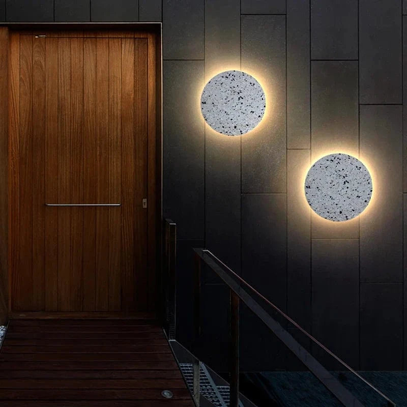 Applique murale LED étanche Terrazzo & Acrylique - Éclairage pour jardin et terrasse | Marco Lucetti