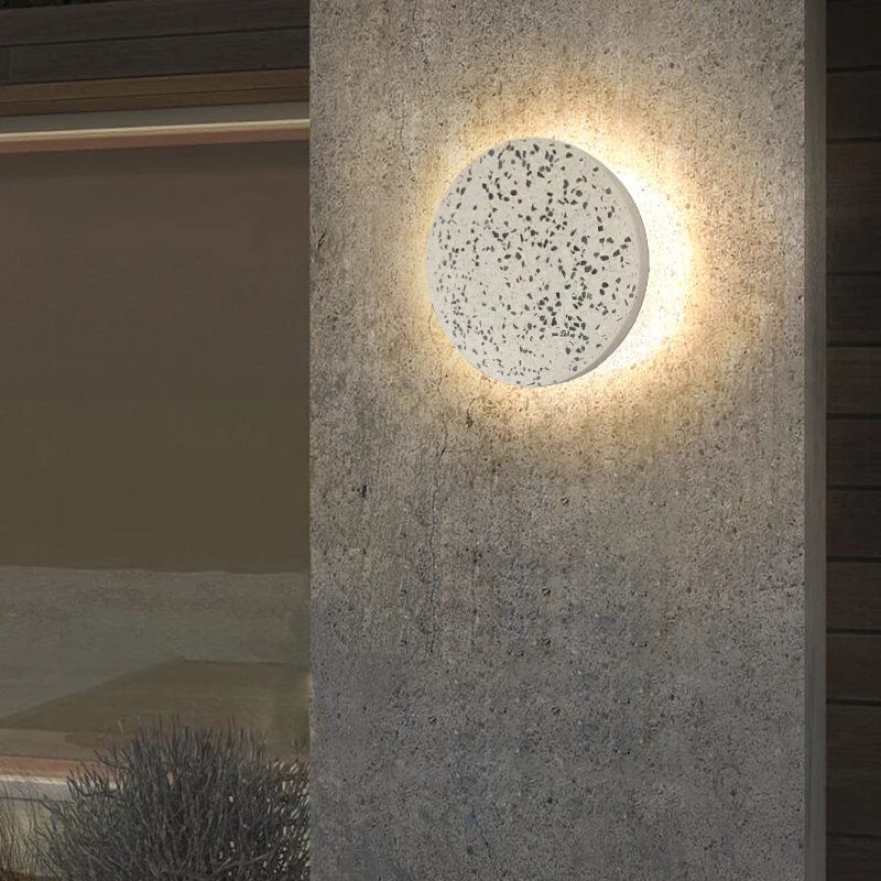 Applique murale LED étanche Terrazzo & Acrylique - Éclairage pour jardin et terrasse | Marco Lucetti