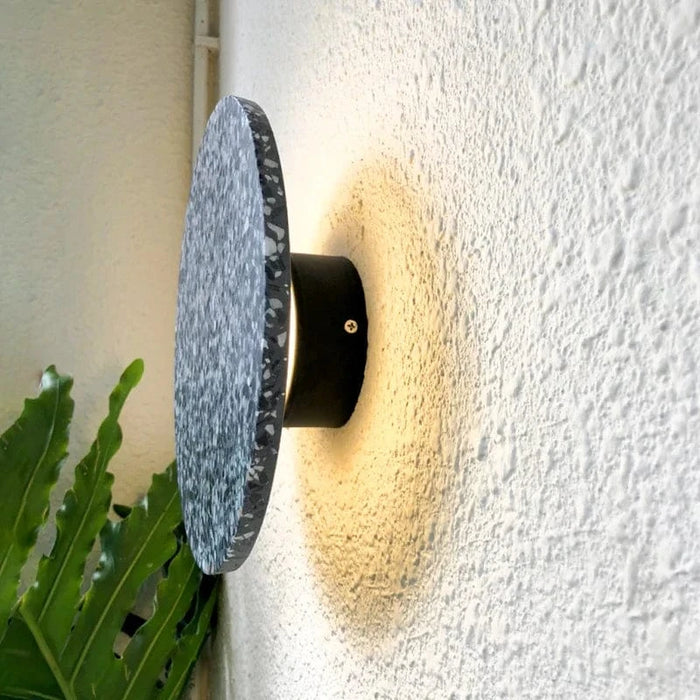 Applique murale LED étanche Terrazzo & Acrylique - Éclairage pour jardin et terrasse | Marco Lucetti