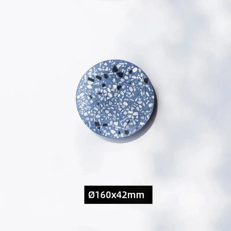 Applique murale LED étanche Terrazzo & Acrylique - Éclairage pour jardin et terrasse | Marco Lucetti Bleu petit