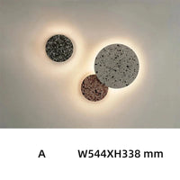 Applique murale LED étanche Terrazzo & Acrylique - Éclairage pour jardin et terrasse | Marco Lucetti Combinaison A