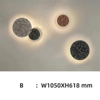 Applique murale LED étanche Terrazzo & Acrylique - Éclairage pour jardin et terrasse | Marco Lucetti Combinaison B