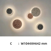 Applique murale LED étanche Terrazzo & Acrylique - Éclairage pour jardin et terrasse | Marco Lucetti Combinaison C