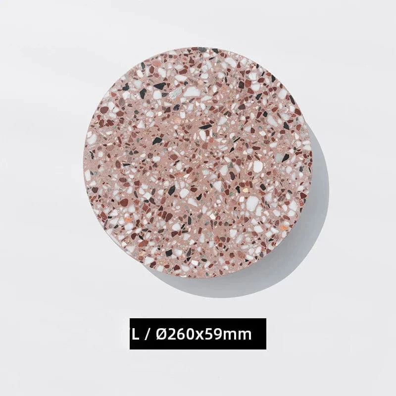 Applique murale LED étanche Terrazzo & Acrylique - Éclairage pour jardin et terrasse | Marco Lucetti Rose grand