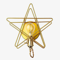 Applique murale LED Étoile Dorée | Marco Lucetti