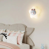 Applique murale LED étoile lune ours lapin minimaliste design | Marco Lucetti