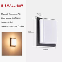 Applique Murale LED Extérieure en Aluminium Étanche et Décorative