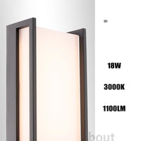 Applique murale LED extérieure imperméable en aluminium décoratif