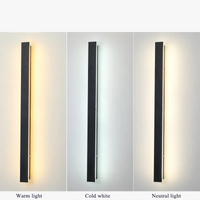 Applique murale LED extérieure étanche longue bande - Style moderne