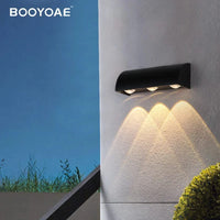 Applique murale LED extérieur design noir waterproof 110V IP54 | Marco Lucetti