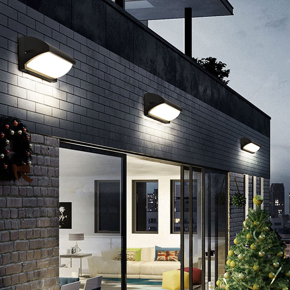 Applique murale LED extérieur - Hallen Black Metal | Marco Lucetti