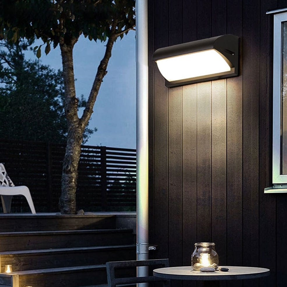 Applique murale LED extérieur - Hallen Black Metal | Marco Lucetti