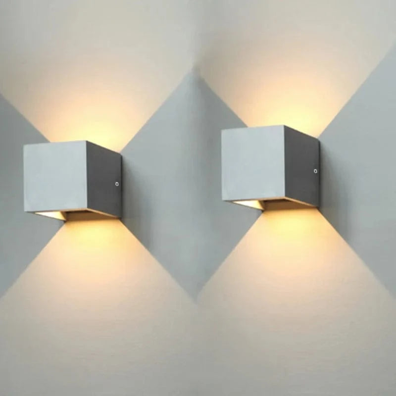 Applique murale LED extérieur industrielle en ciment imperméable | Marco Lucetti