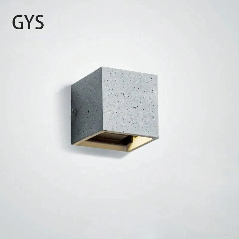 Applique murale LED extérieur industrielle en ciment imperméable | Marco Lucetti