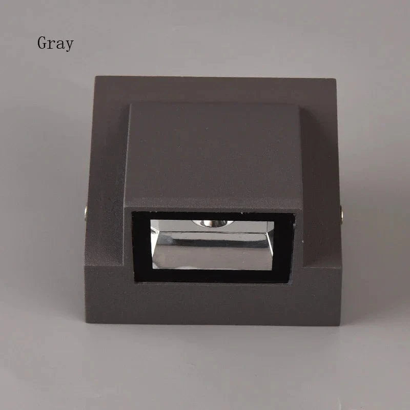 Applique Murale LED Extérieur/Intérieur imperméable | Marco Lucetti Gris 01 / Blanc chaud